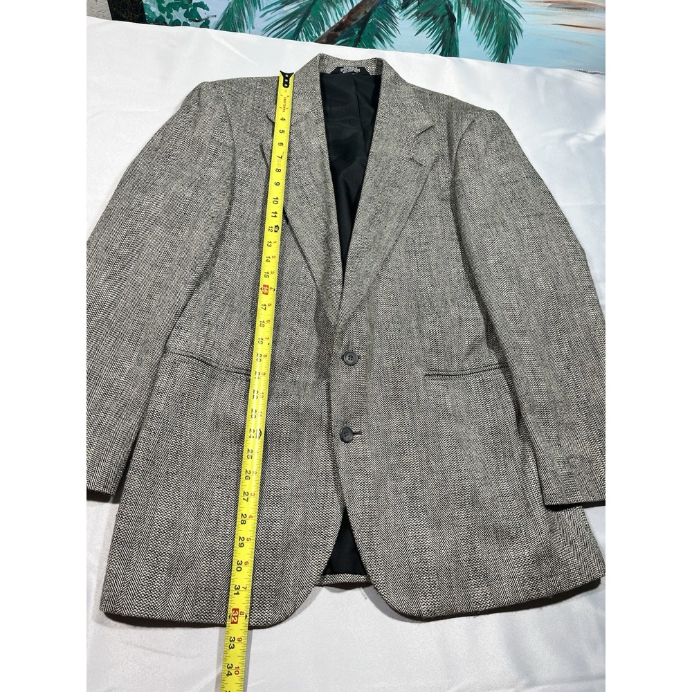 Hagar Men's Suit Sports Jacket Tweed, Gray Chest 42 sleeve 25-26.